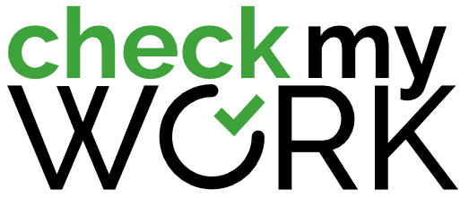 Check My Work Logo